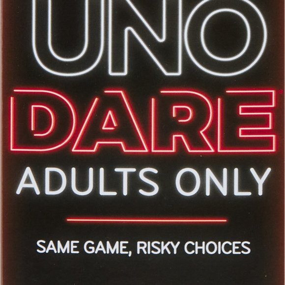 UNO Dare Adults Only Card Game, 2-10 Players, Waterproof Cards and Dice for Game - Picture 1 of 6